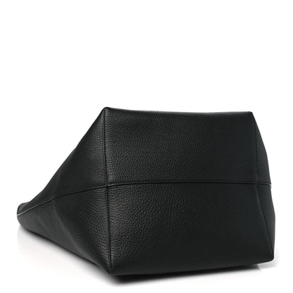 The Row Grained Calfskin Large N/S Park Tote Black 4 of 10