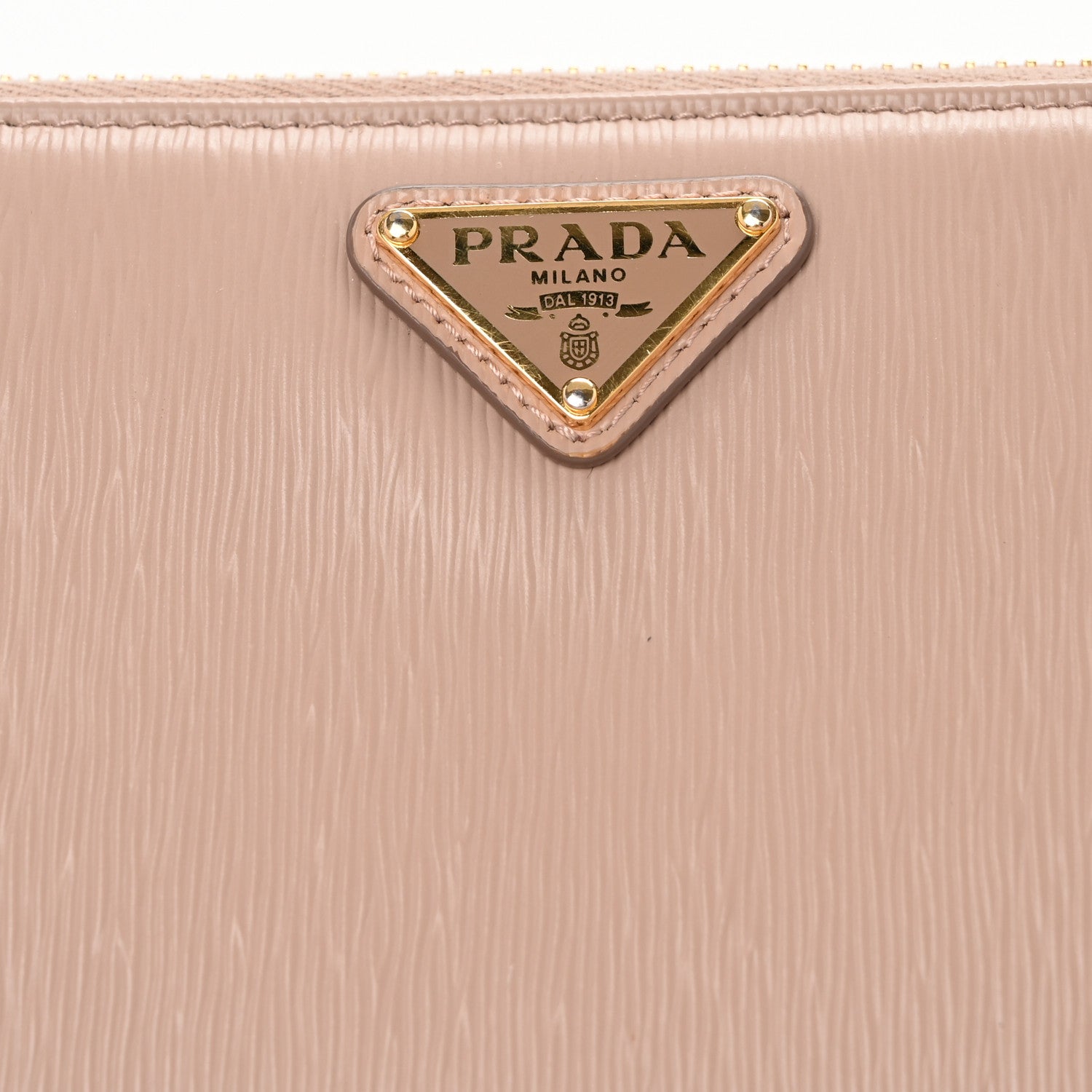 Prada Vitello Move Zip Around Wallet Cipria 9 of 11