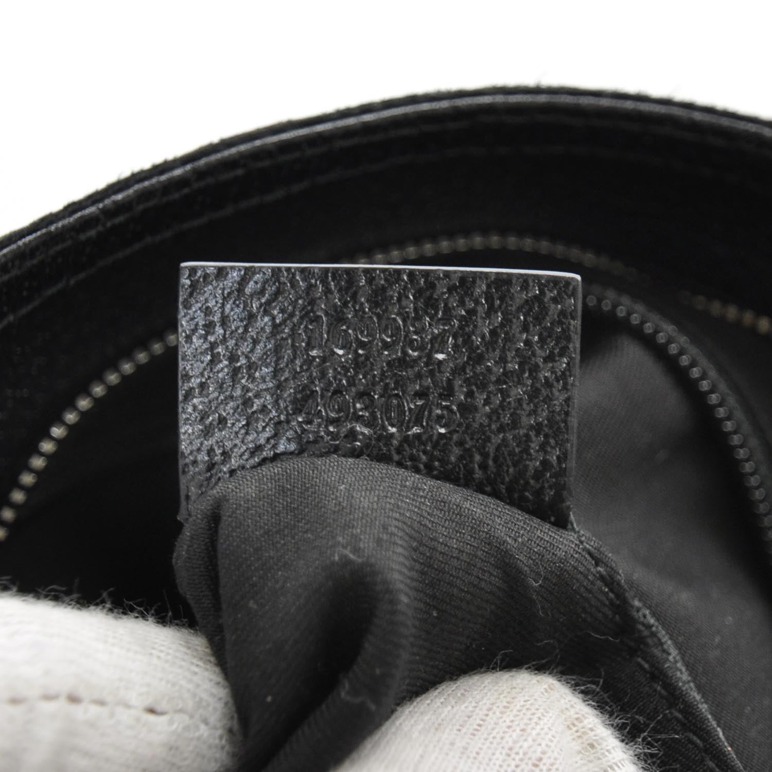 Gucci Monogram Web Medium Double Pocket Messenger Bag Black 7 of 10