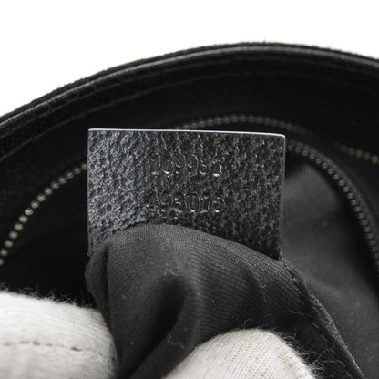 Gucci Monogram Web Medium Double Pocket Messenger Bag Black 7 of 10