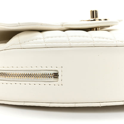 Chanel Lambskin Quilted CC In Love Heart Bag White 9 of 11