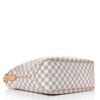 Louis Vuitton Damier Azur Delightful MM Rose Ballerine 4 of 9