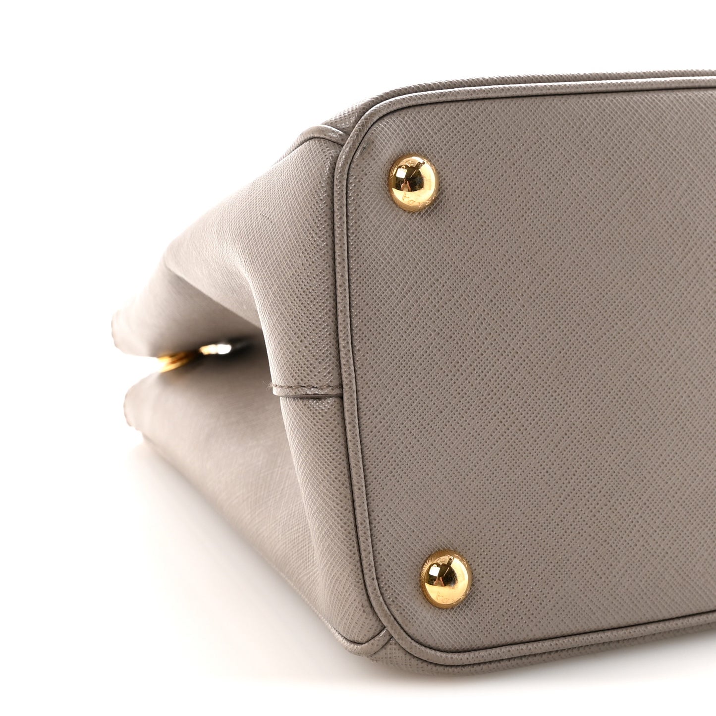 Saffiano Lux Large Galleria Double Zip Tote Argilla