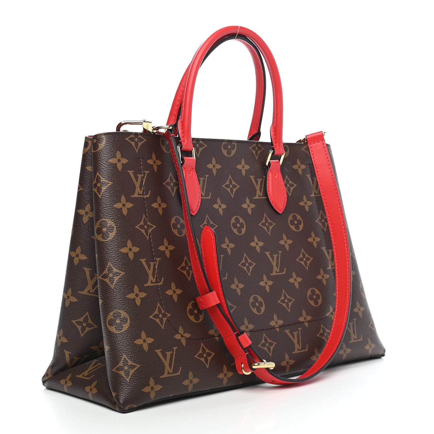 Monogram Flower Tote Coquelicot