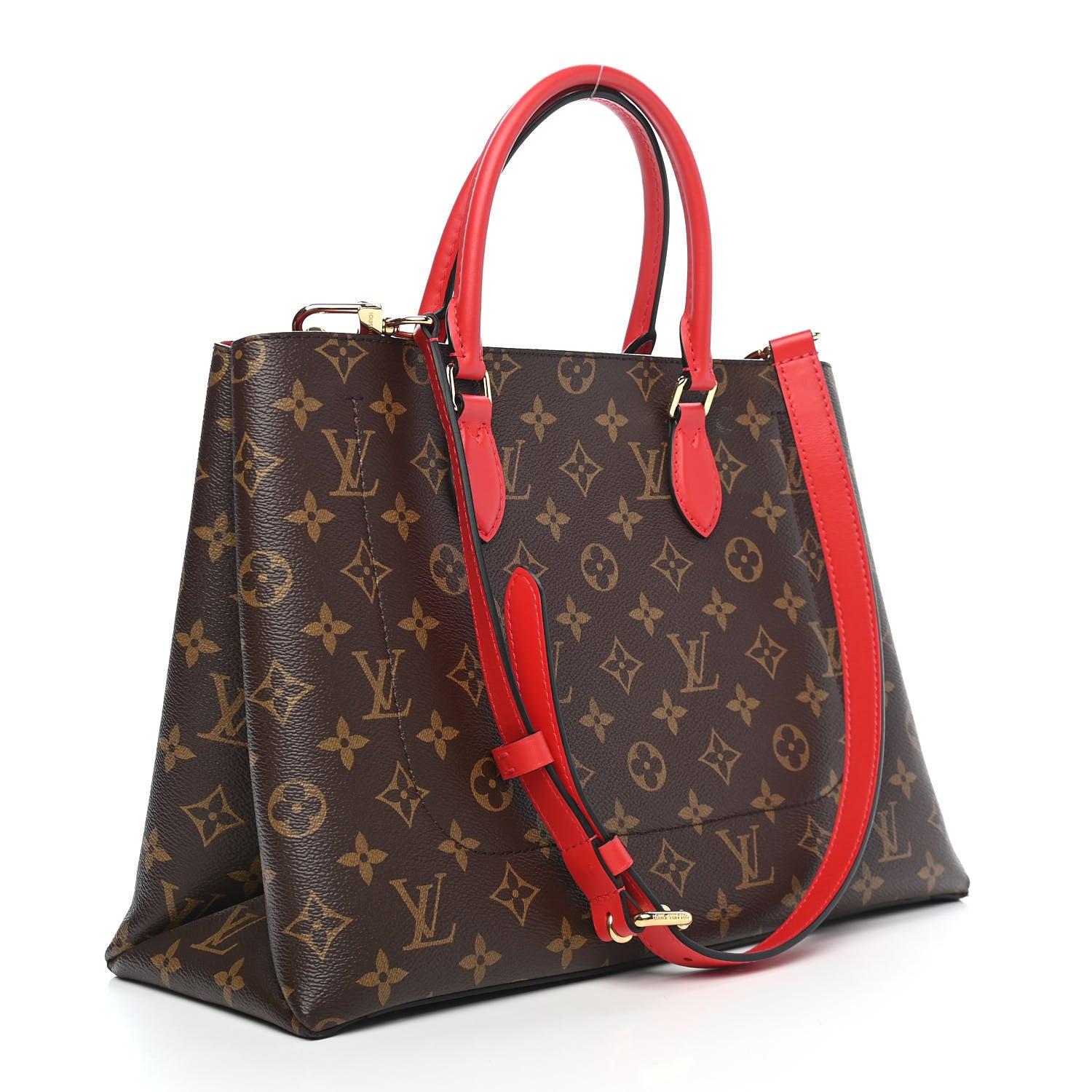 Louis Vuitton Monogram Flower Tote Coquelicot 3 of 9