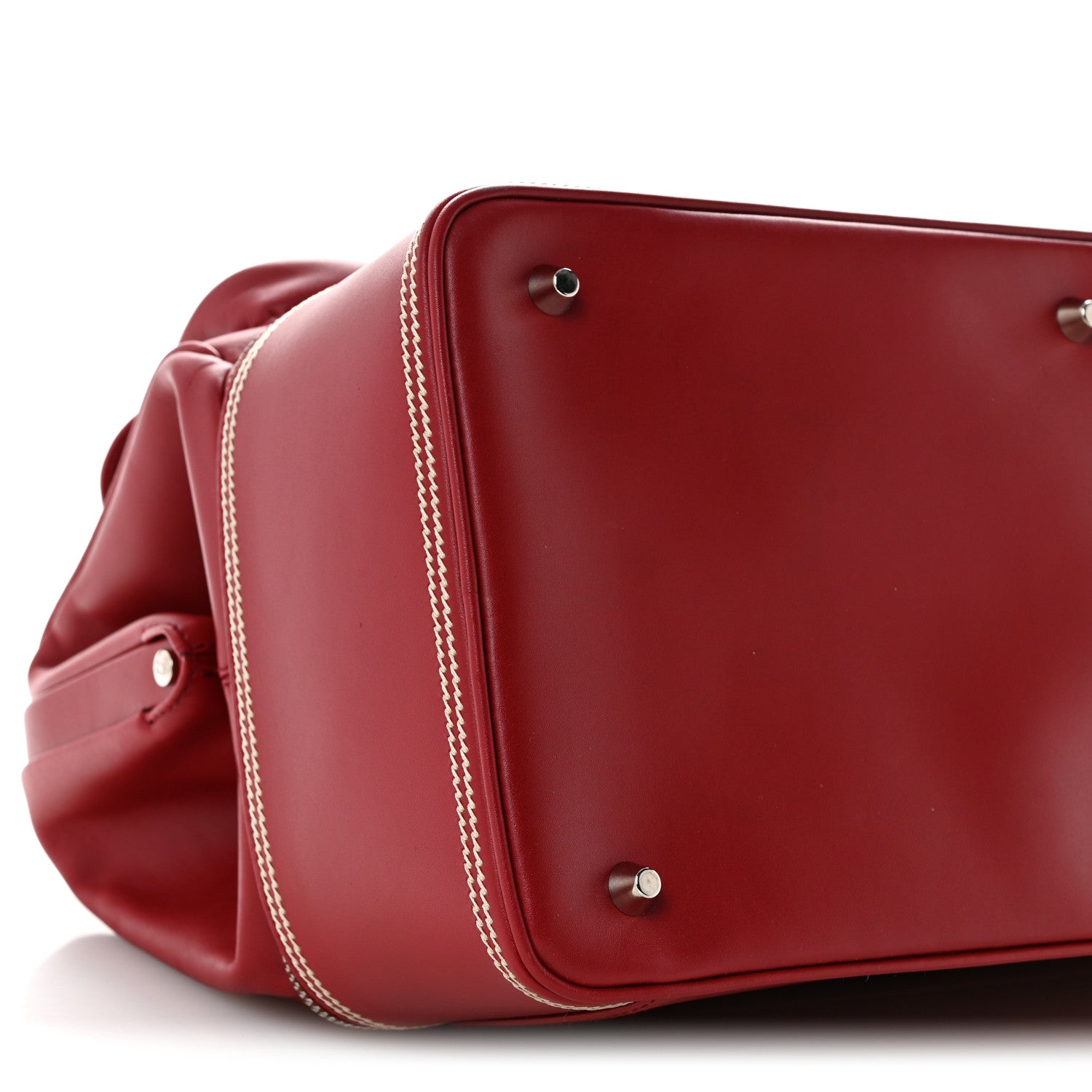Christian Dior Calfskin Large Detective Satchel Rouge Bordeaux 9 of 14