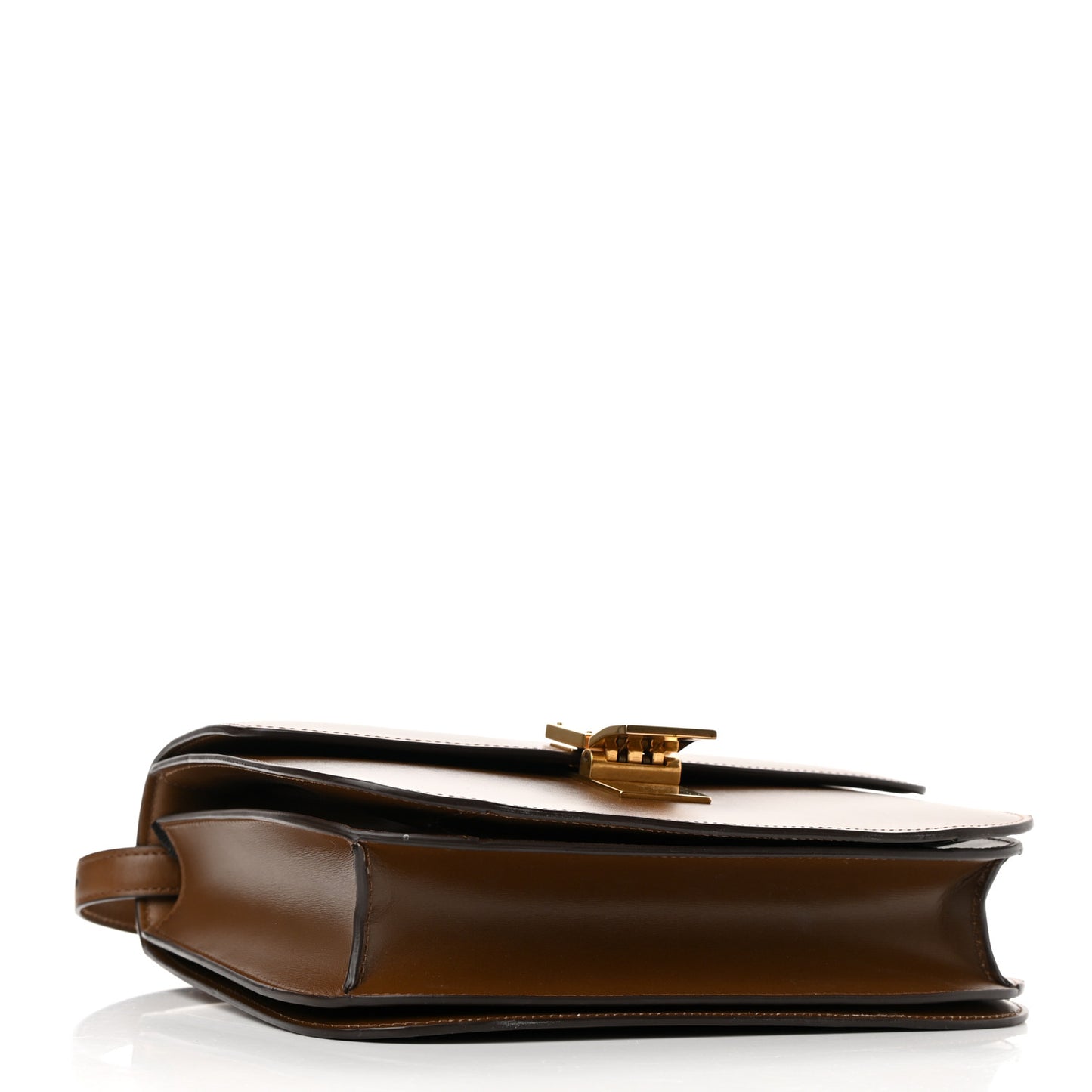Box Calfskin Medium Classic Box Flap Bag Camel