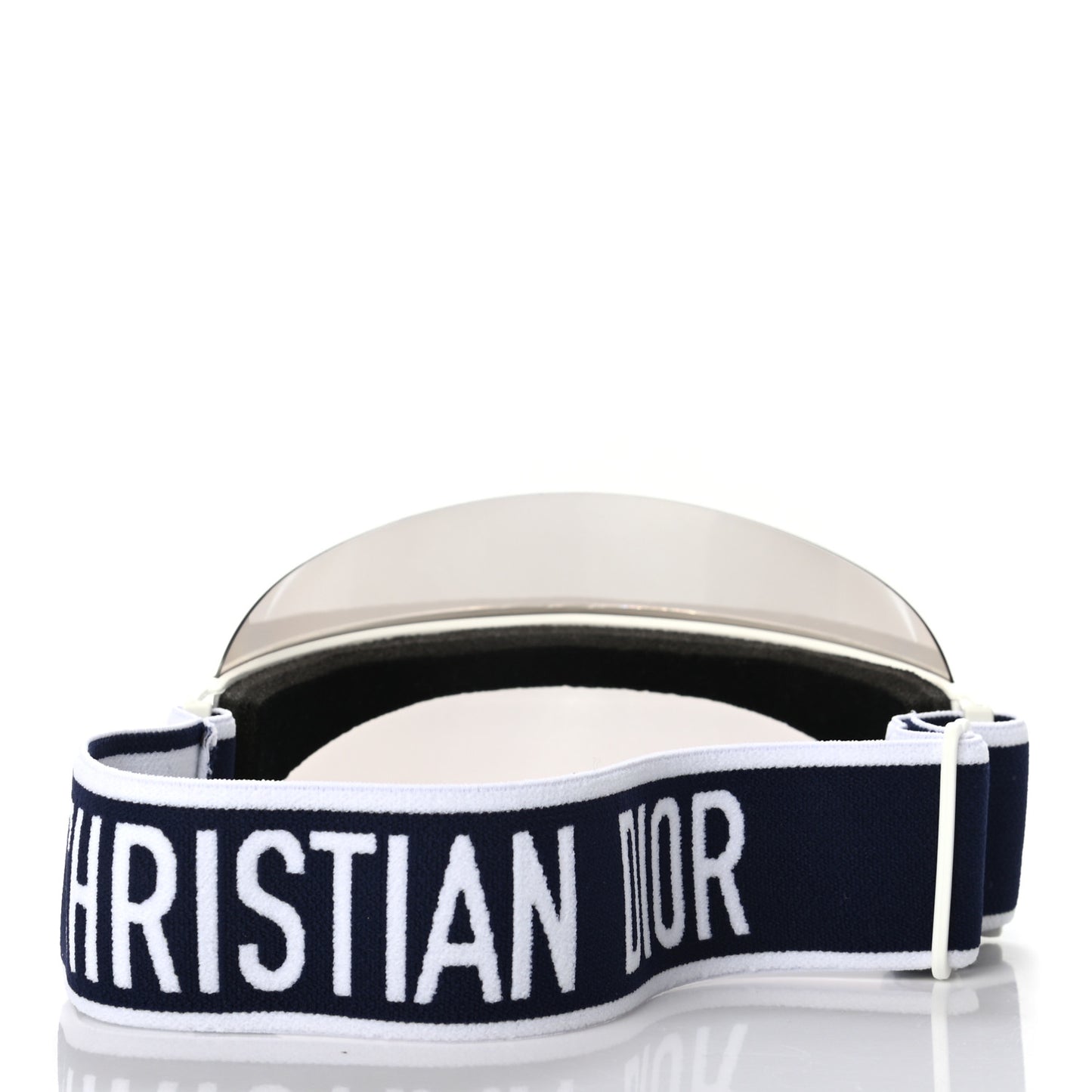 Mirrored DiorClub1 Sun Visor Silver
