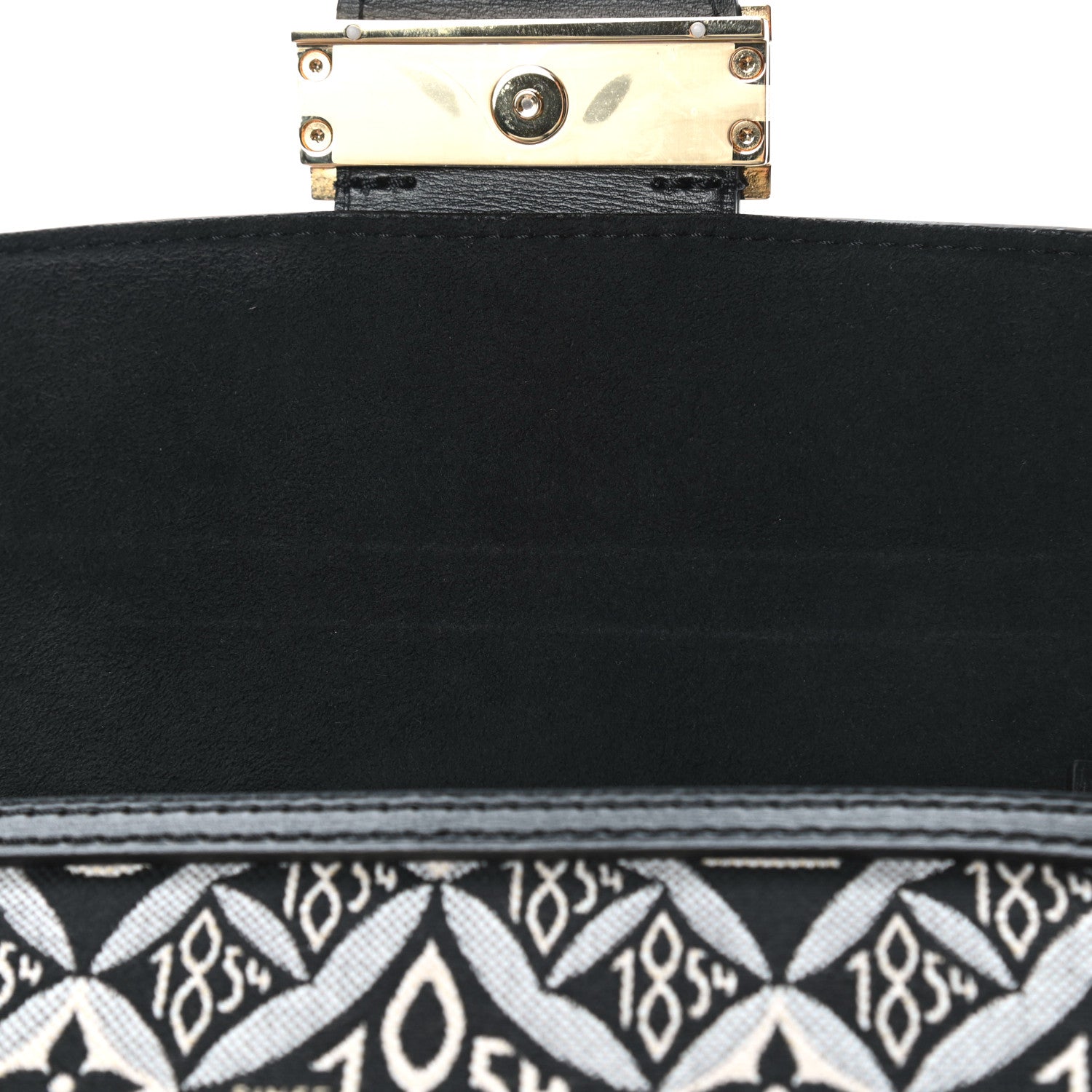 Louis Vuitton Jacquard Since 1854 Dauphine Chain Wallet Grey 10 of 10