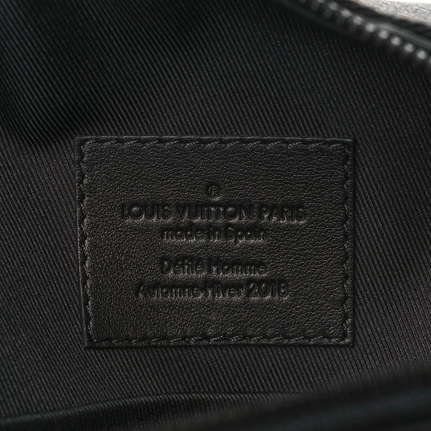 Louis Vuitton Cuir Monogram Eclipse Messenger PM Dark Infinity 6 of 6