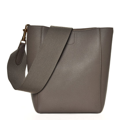 Celine Soft Grained Calfskin Small Sangle Bucket Bag Taupe 2 of 21