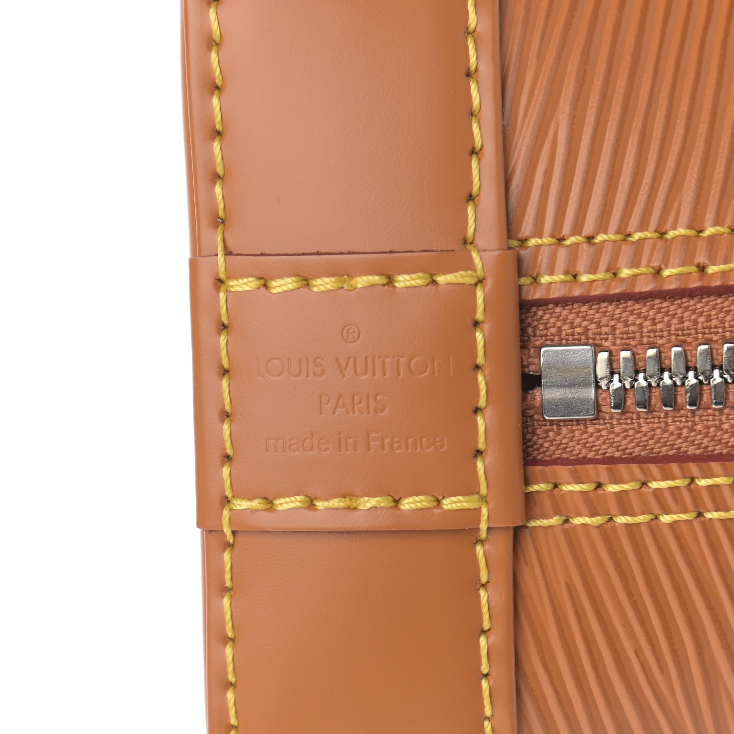 Louis Vuitton Epi Jacquard Alma BB Honey Gold 6 of 9
