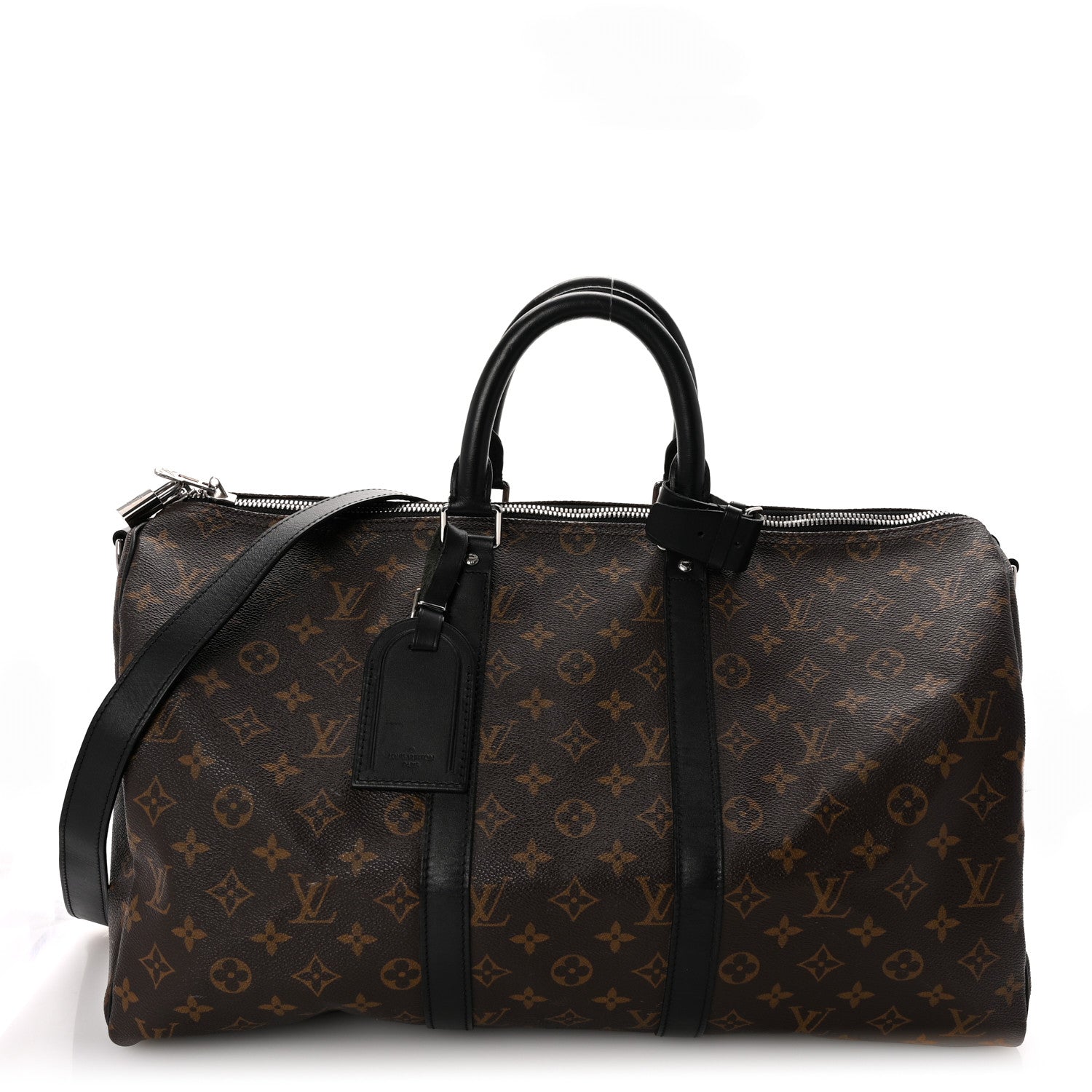 Louis Vuitton Monogram Macassar Keepall Bandouliere 45 1 of 10