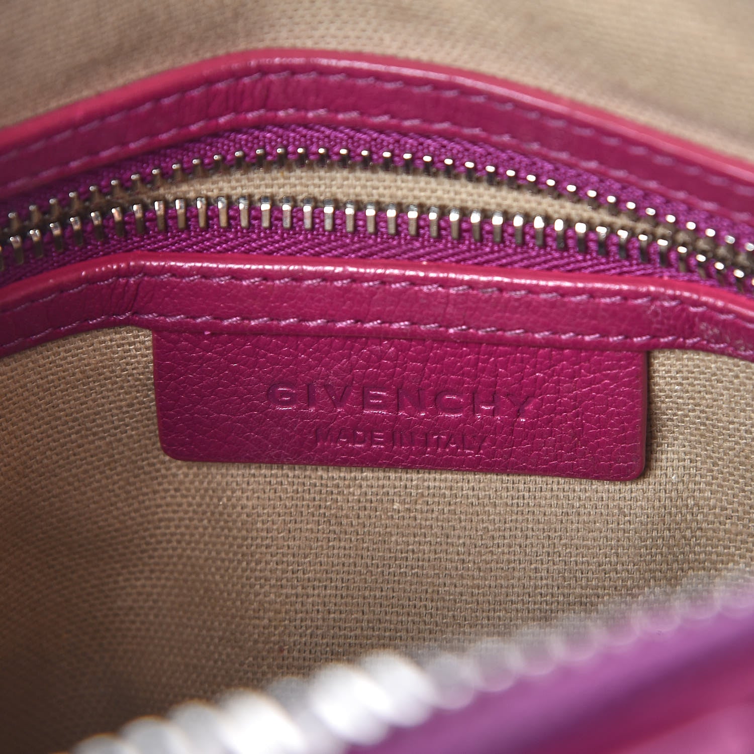 Givenchy Sugar Goatskin Mini Antigona Magenta 8 of 9