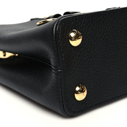 Louis Vuitton Taurillon Mechanical Flowers Capucines BB Black 9 of 10