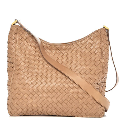 Bottega Veneta Nappa Intrecciato Shoulder Bag Beige 1 of 11