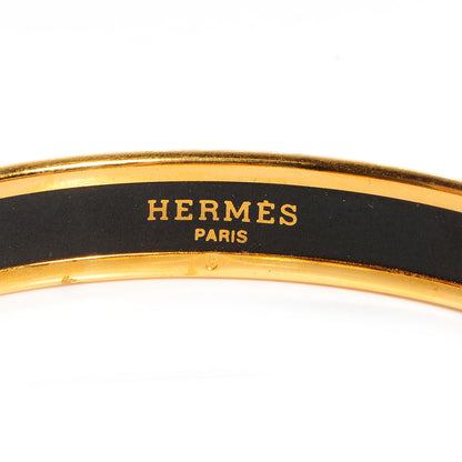 Hermes Enamel Printed Carpe Diem Narrow Bracelet 65 Red 4 of 6