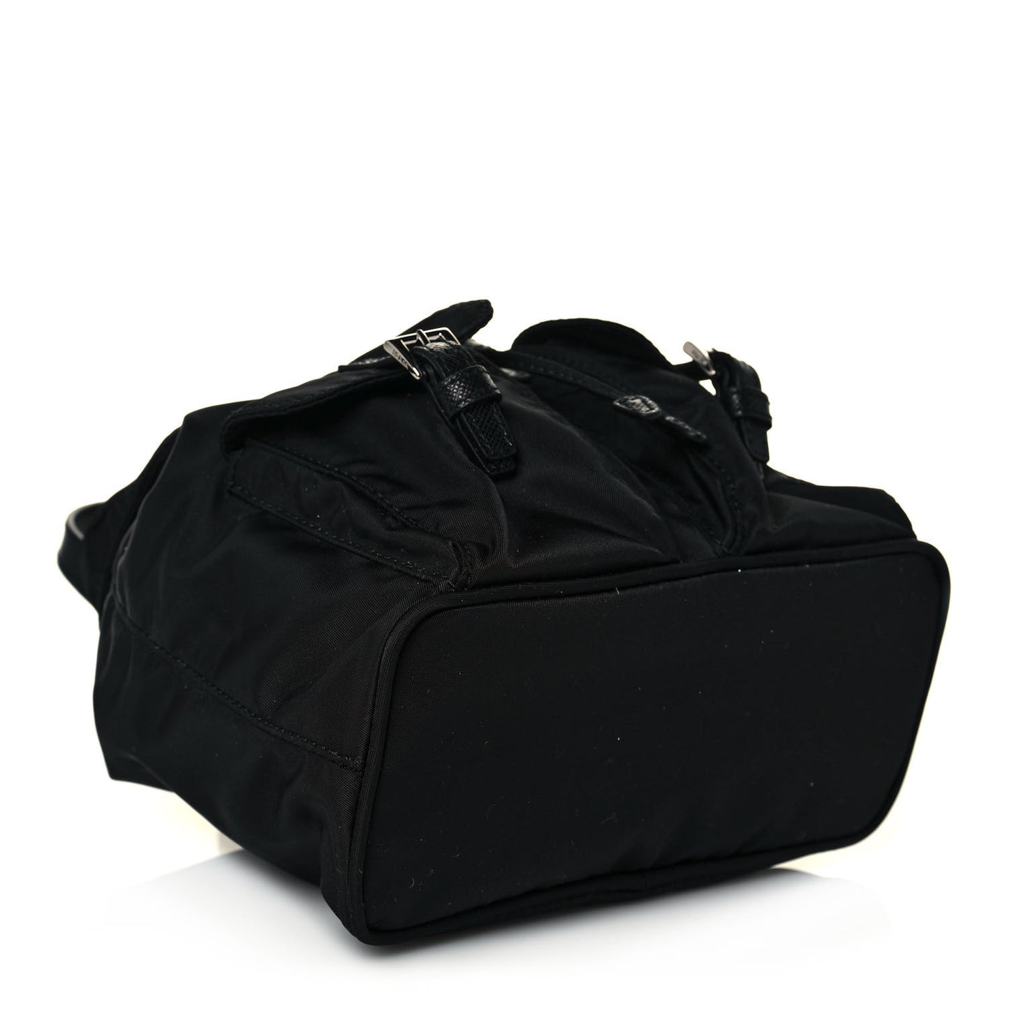 Nylon Vela Mini Crossbody Backpack Black