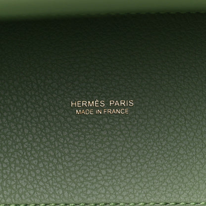 Hermes Evercolor Kelly Danse II Belt Bag Vert Criquet 6 of 10