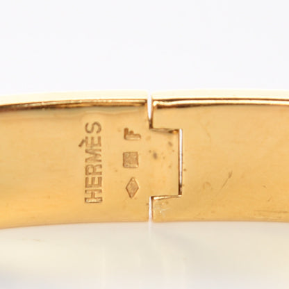 Hermes Enamel Narrow Clic Clac H Bracelet GM Black 5 of 6