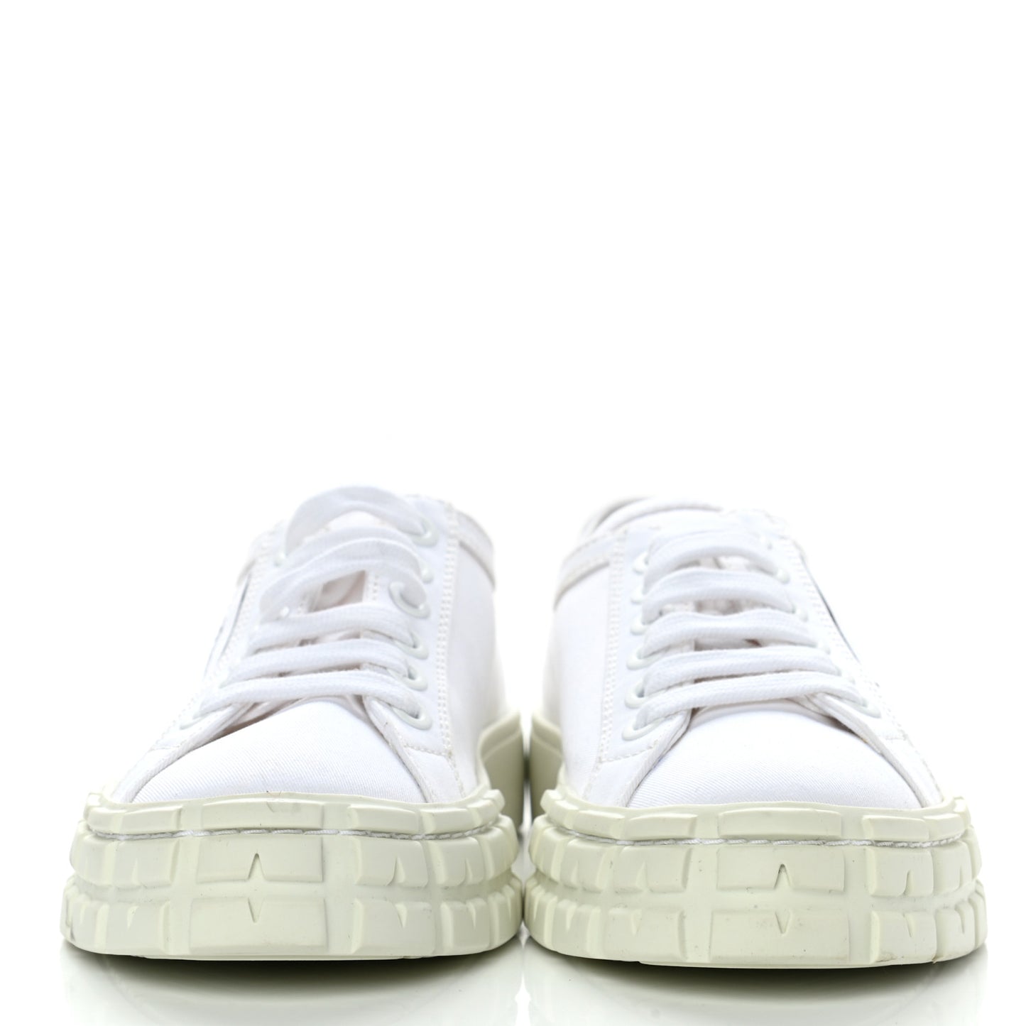 Gabardine Triangle Logo Wheel 35mm Sneakers 38 White