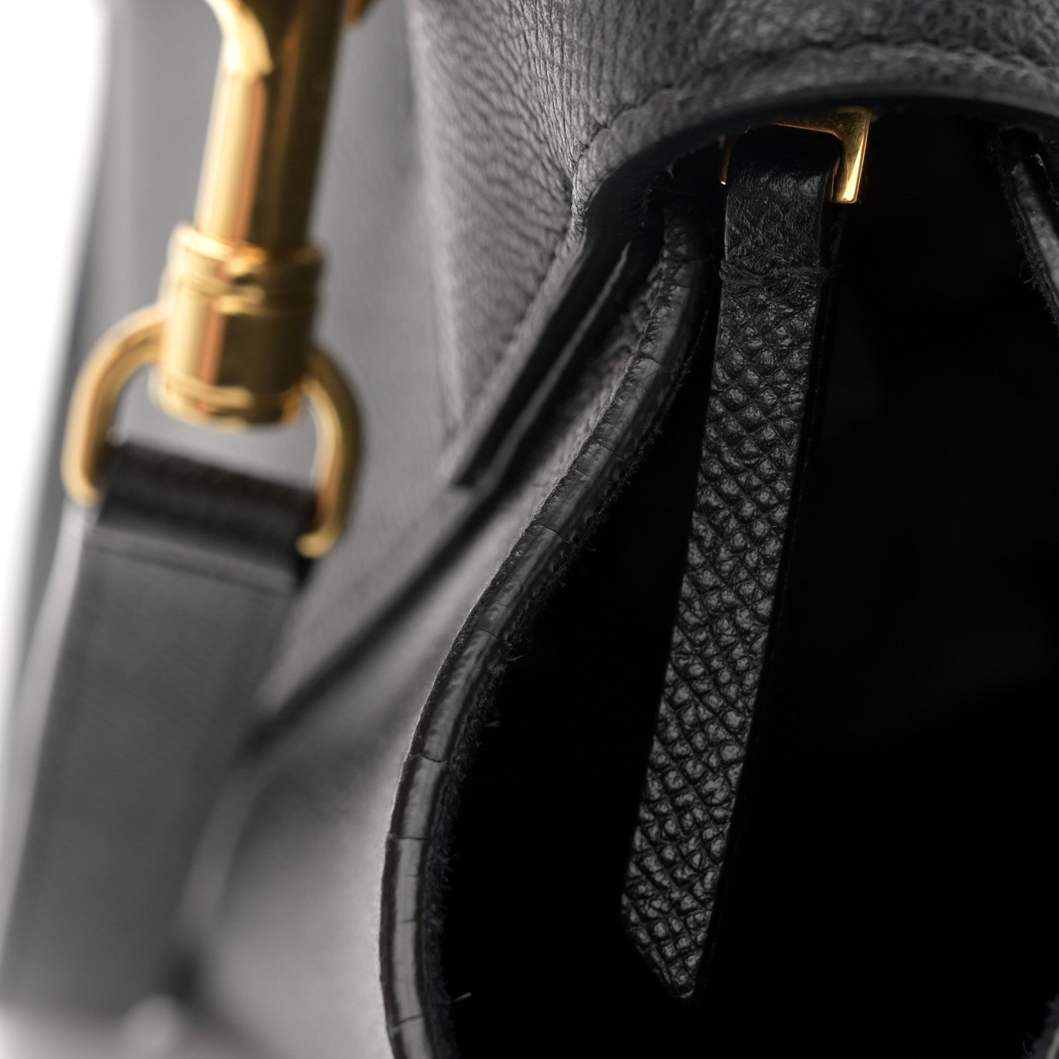 Celine Grained Calfskin Mini Belt Bag Black 11 of 11