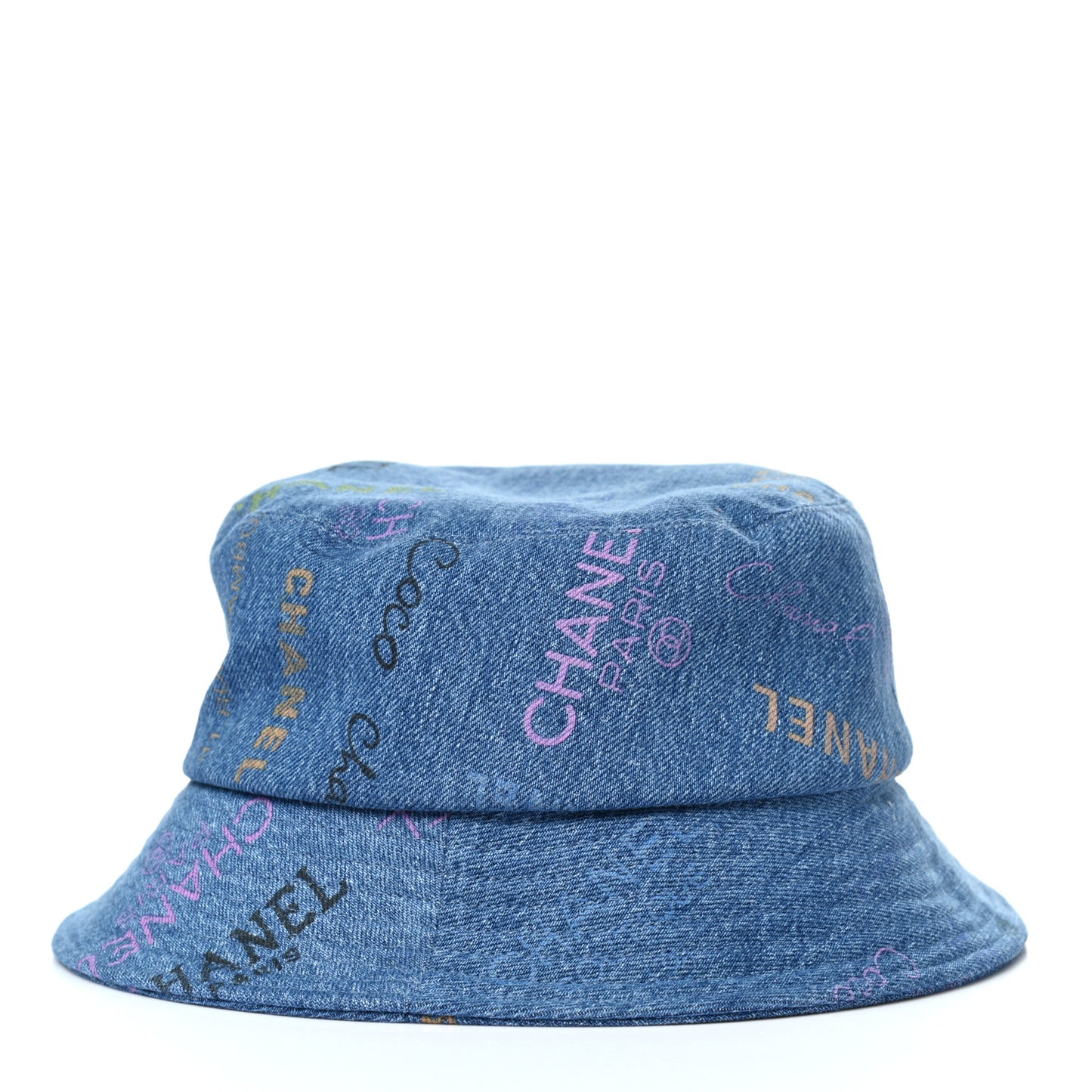 Denim Mood Cloche Bucket Hat L Blue