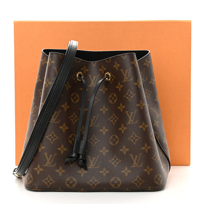 Louis Vuitton Monogram Neonoe MM Black 10 of 10