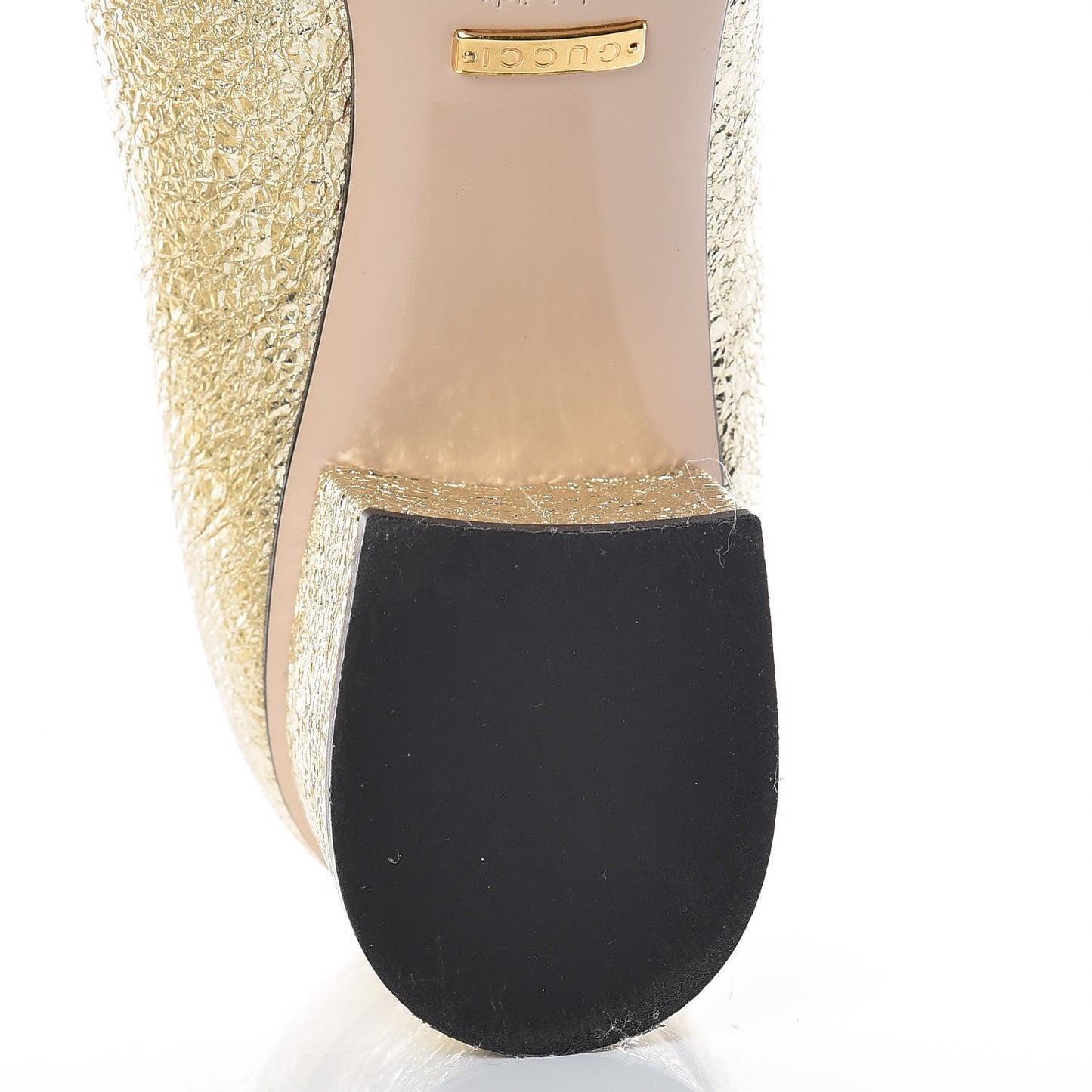 Galassia GG Marmont Fringe 50mm Loafer Pumps 38.5 Platino