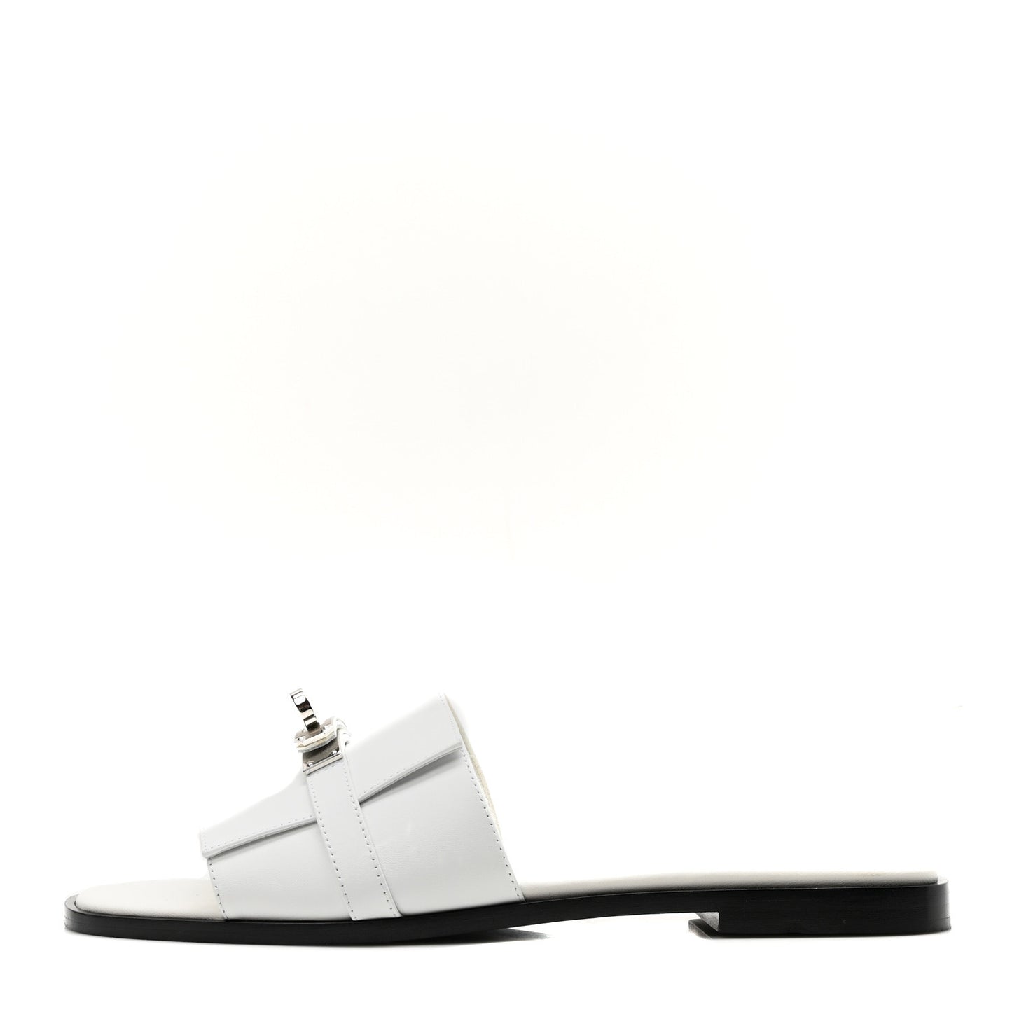 Calfskin Giulia Sandals 39 White