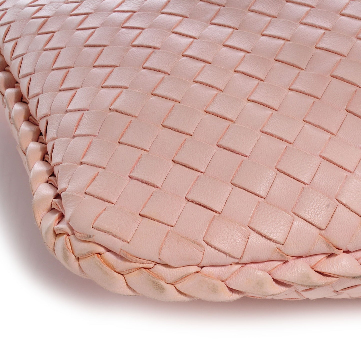 Nappa Intrecciato Medium Veneta Hobo Magnolia