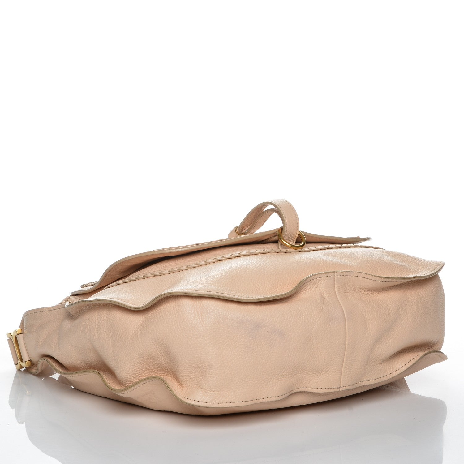 Chloe Calfskin Braided Large Marcie Hobo Pale Pink 4 of 8