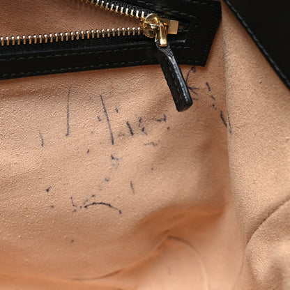 Gucci Soft GG Supreme Monogram Bees Small Crossbody Tote Beige Oro Black 11 of 13