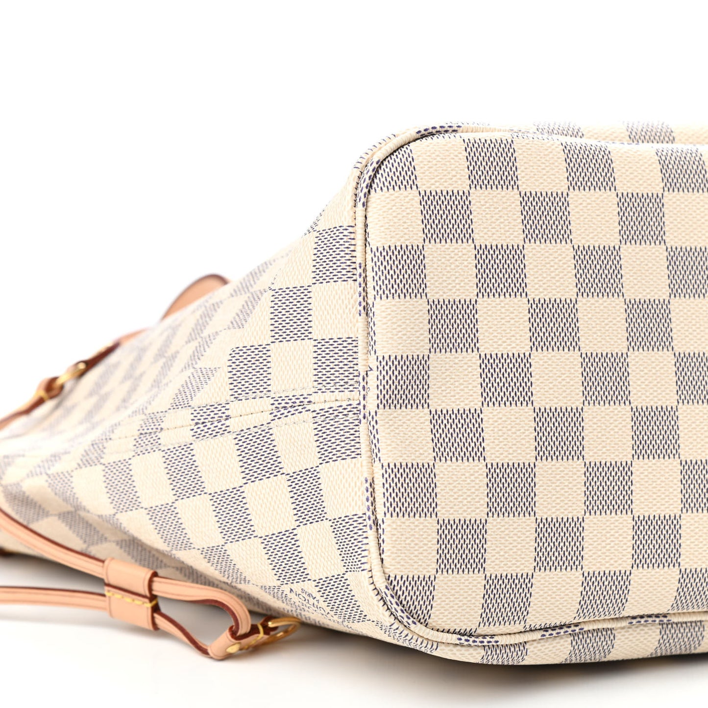 Damier Azur Neo Neverfull MM Rose Ballerine