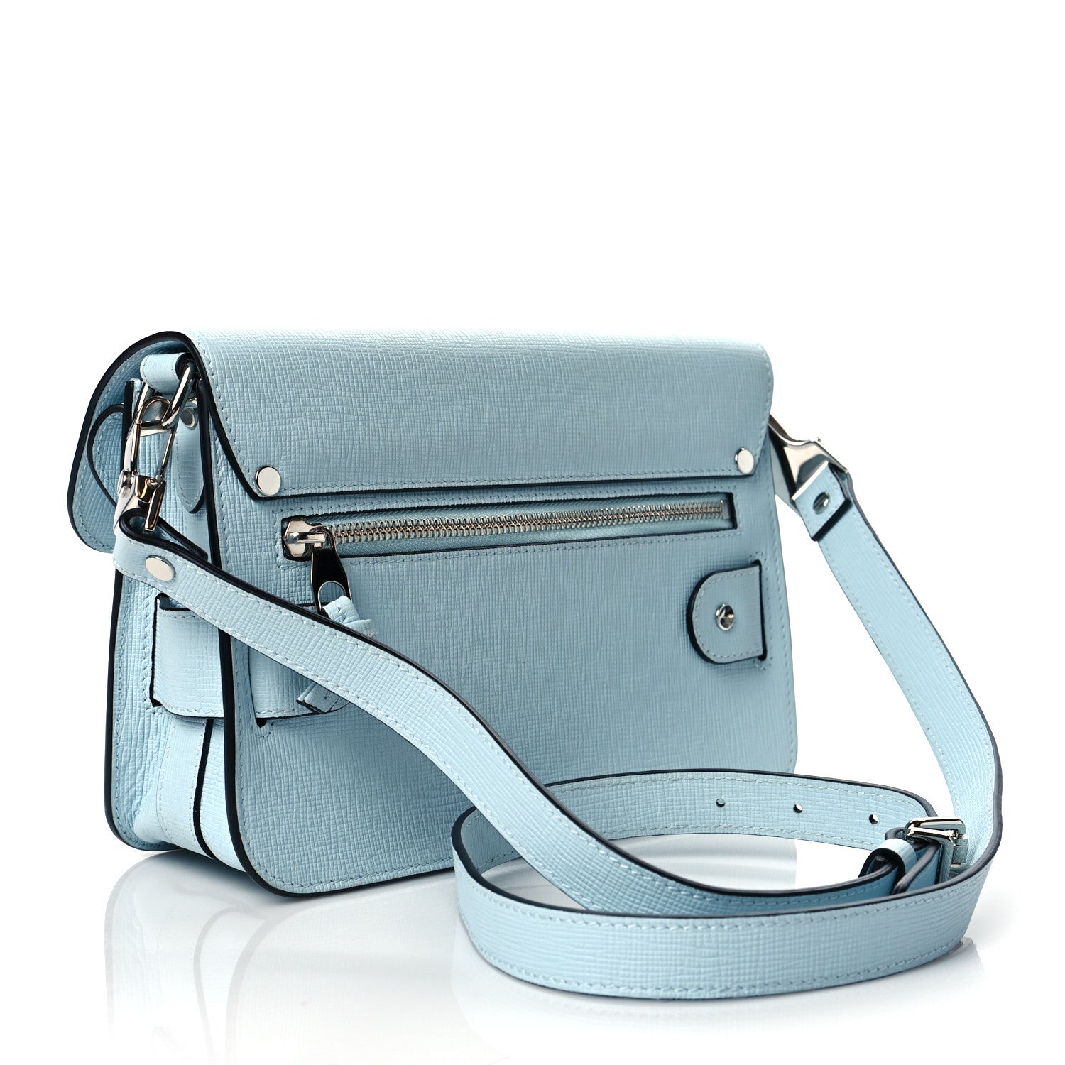 Proenza Schouler New Linosa Mini PS11 Classic Shoulder Bag Baby Blue 3 of 11