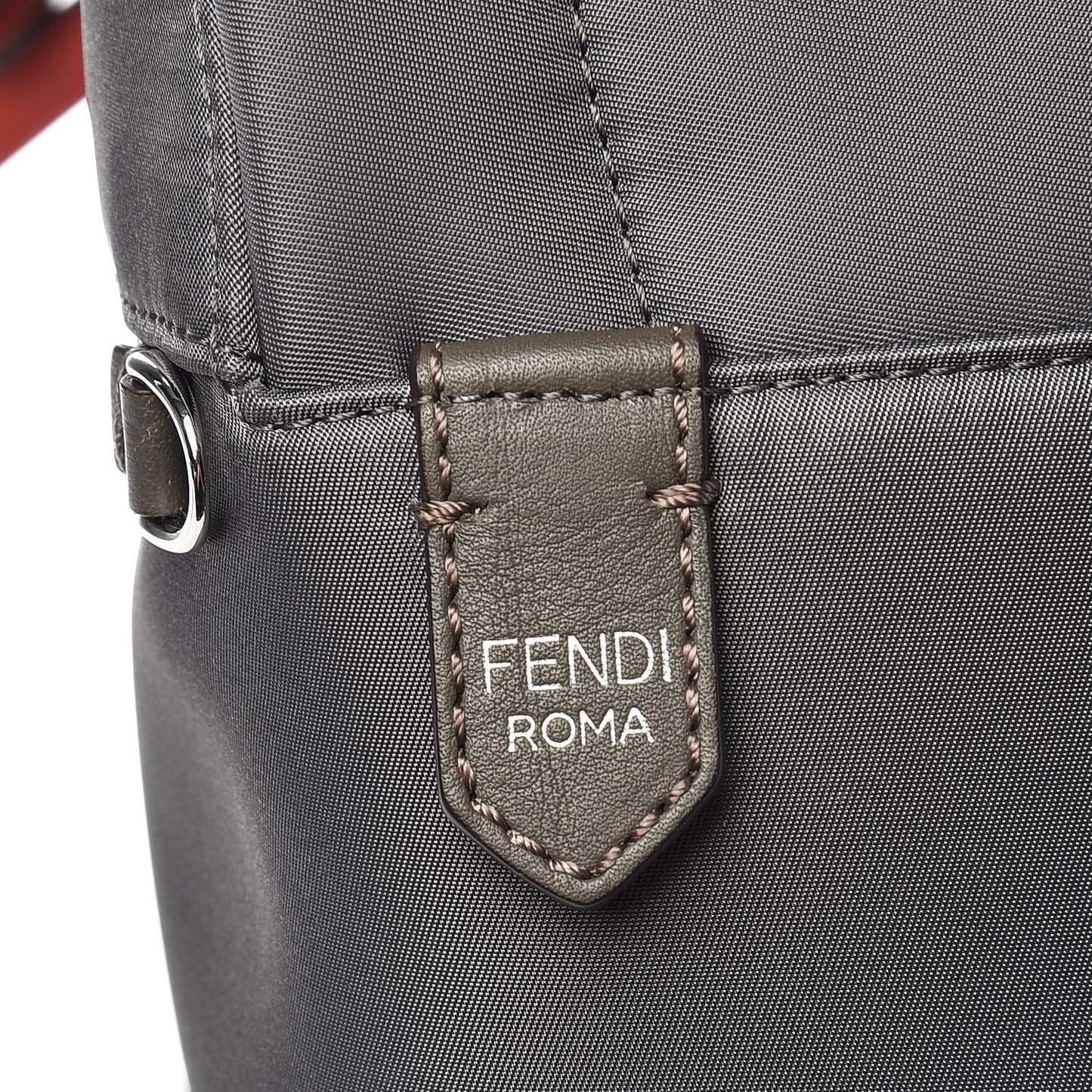 Nylon Vitello Elite Fox Goat Monster Eyes Studded Backpack Acciaio Pimento Multicolor