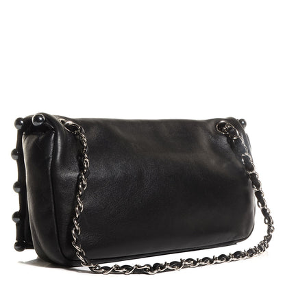 Chanel Lambskin Pearl Obsession Flap Black 3 of 7