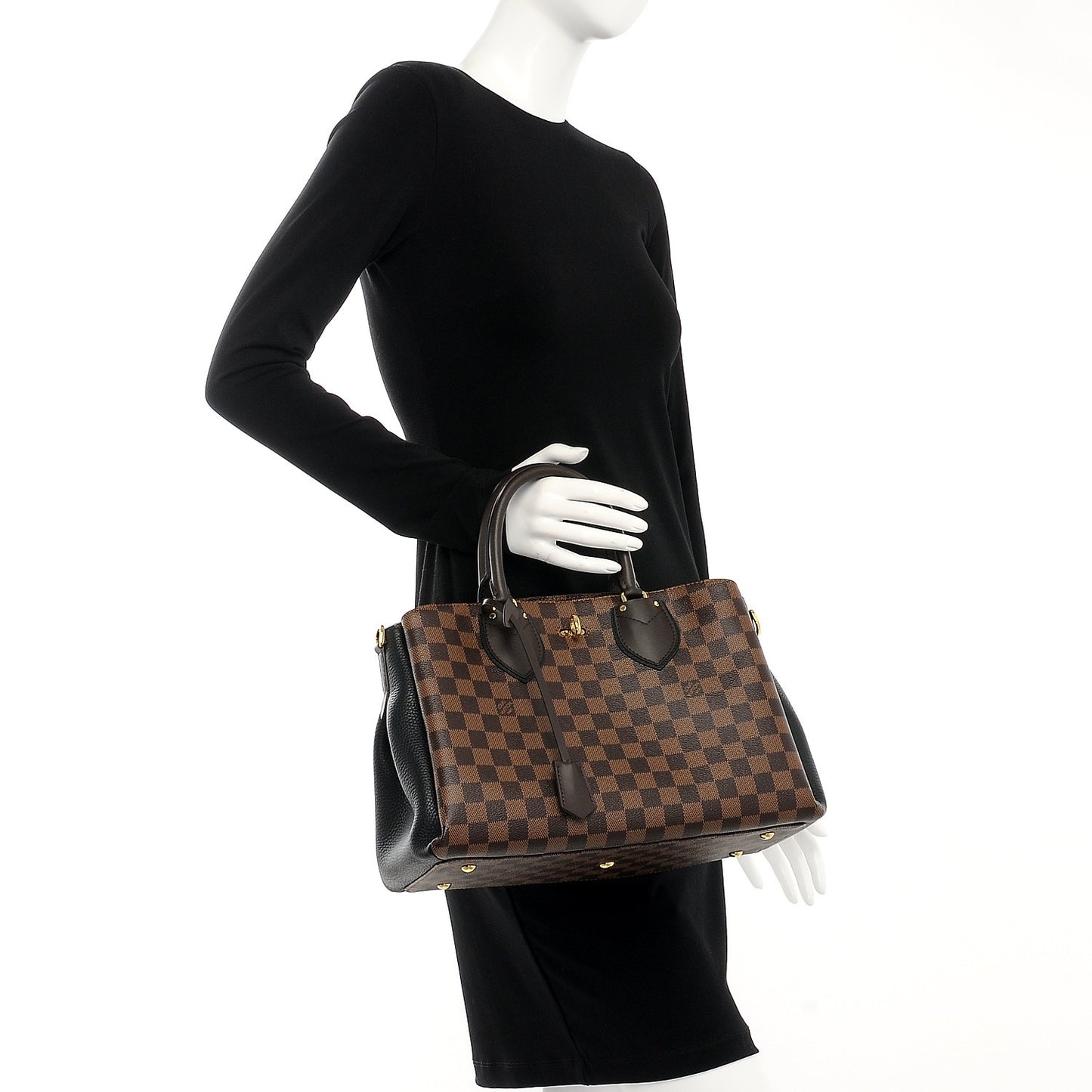 Cuir Taurillon Damier Ebene Normandy Black