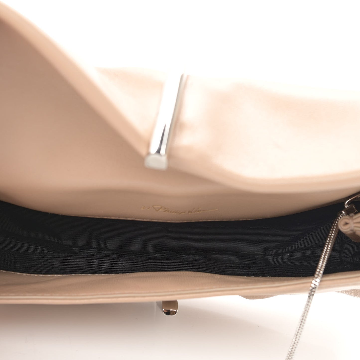 Smooth Calfskin Alix Minaudiere Clutch Fawn