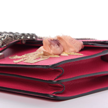 Gucci Pebbled Calfskin Embellished Guccify Small Dionysus Shoulder Bag Rosa 8 of 11
