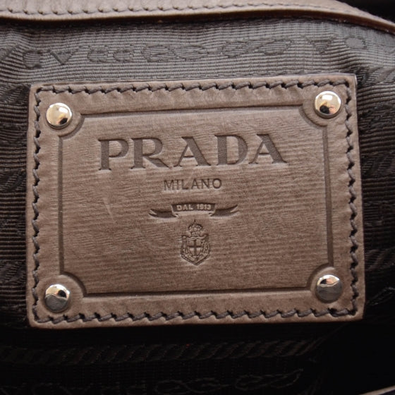 Prada Glace Calf Bauletto Ardesia Fumo 6 of 9