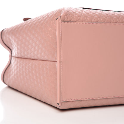 Gucci Soft Microguccissima Medium Tote Soft Pink 9 of 10