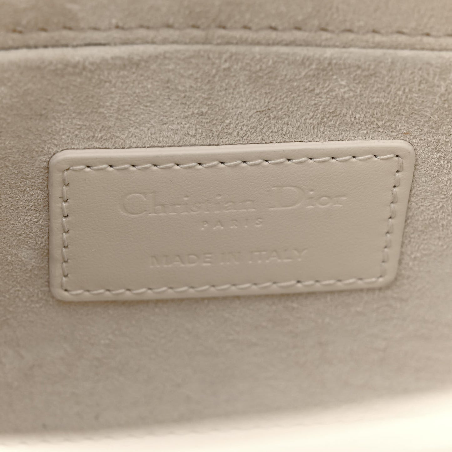 Calfskin Cannage Diamond Medium Lady D-Joy Latte