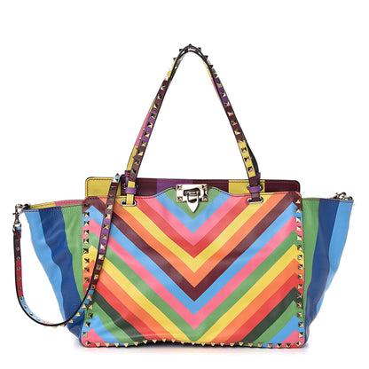 Valentino Garavani Vitello 1973 Medium Rockstud Tote Multicolor 1 of 9