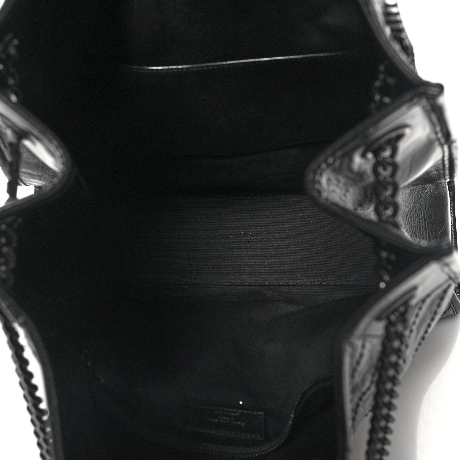 Saint Laurent Crinkled Calfskin Matelasse Monogram Large Niki Shopper Tote Black 5 of 12