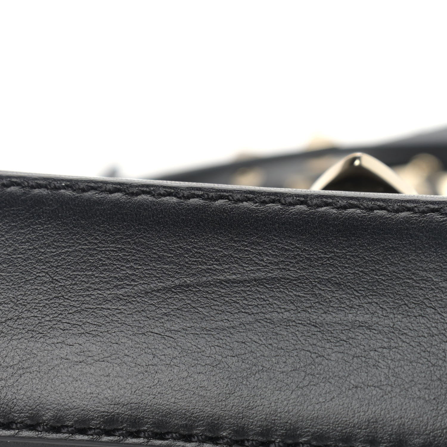 Valentino Garavani Vitello Mini Rockstud Flip Lock Crossbody Bag Black 8 of 9
