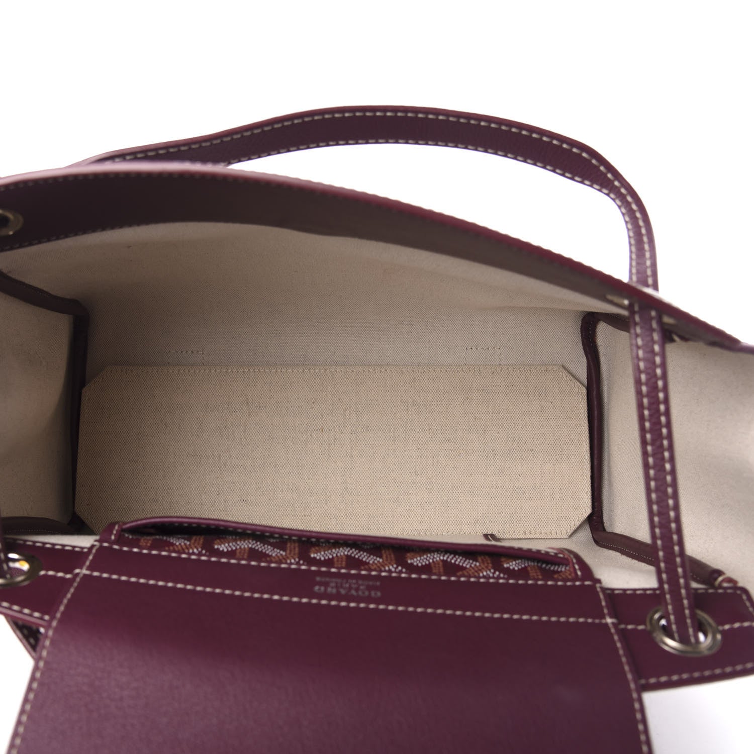 Goyard Goyardine Rouette PM Burgundy 5 of 11
