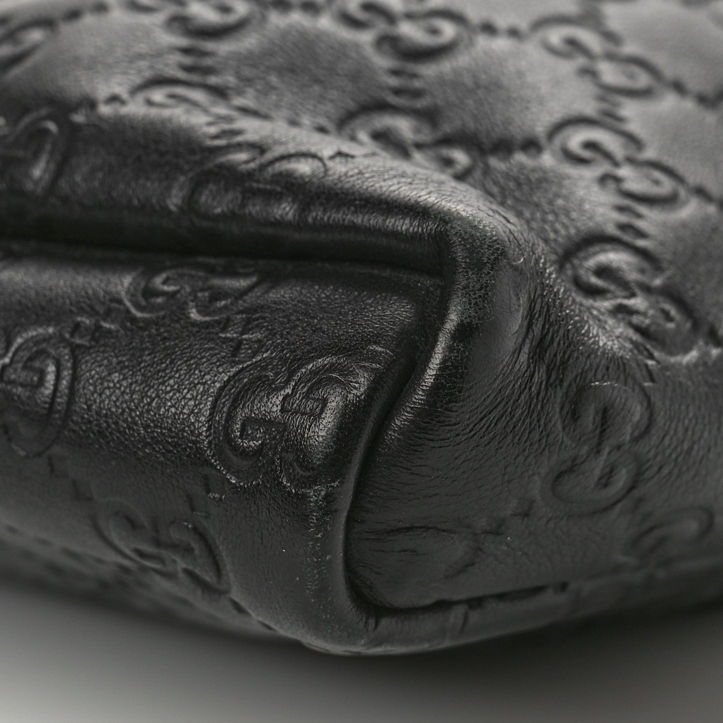 Guccissima Small Flap Messenger Bag Black