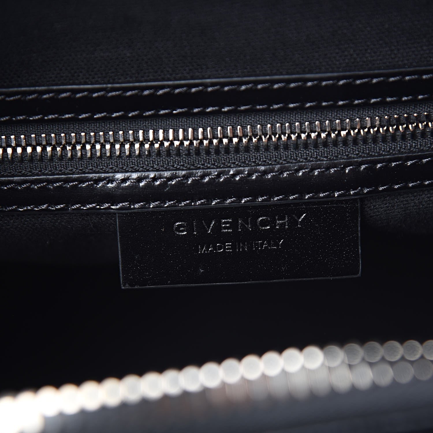 Givenchy Shiny Lord Calfskin Small Antigona Black 6 of 10