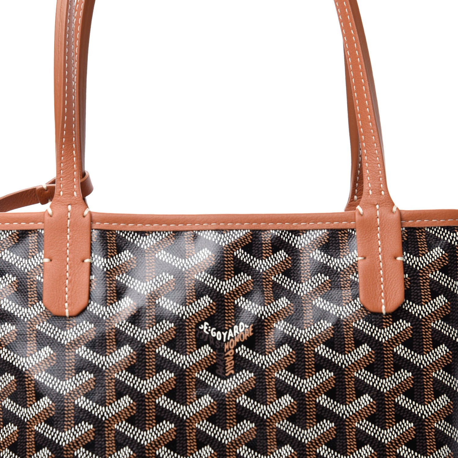 Goyard Goyardine Reversible Mini Anjou Black Gold 10 of 17
